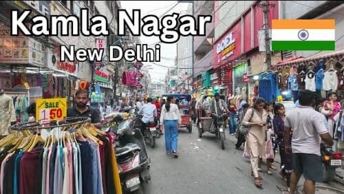 Kamla Nagar Market Delhi